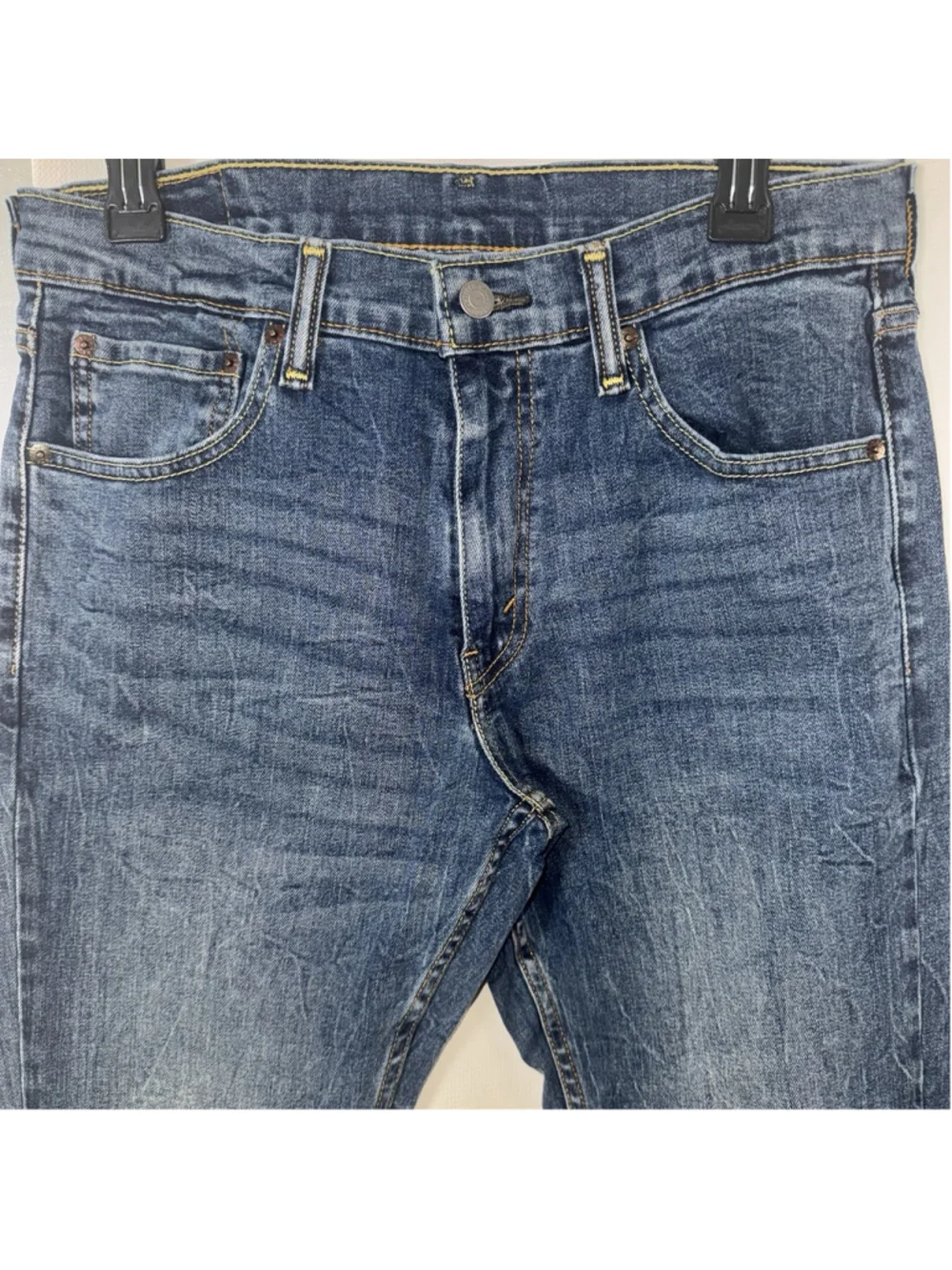 levis 527 bootcut jeans mens 32x30 Wiskered Dark Wash Western Cotton